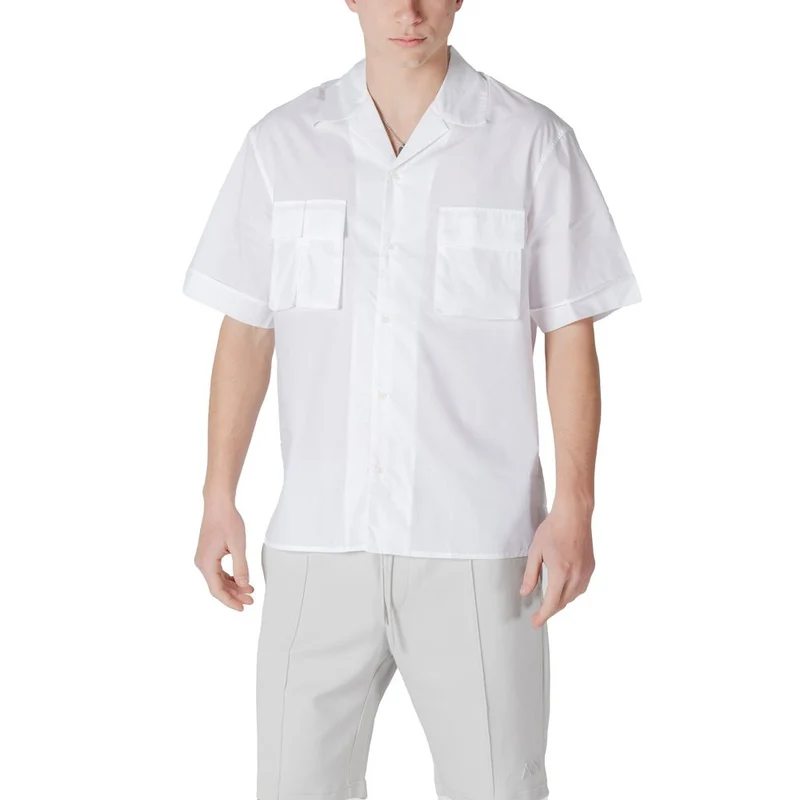 Antony Morato White Lyocell Shortsleeve Shirt S (46 EU)