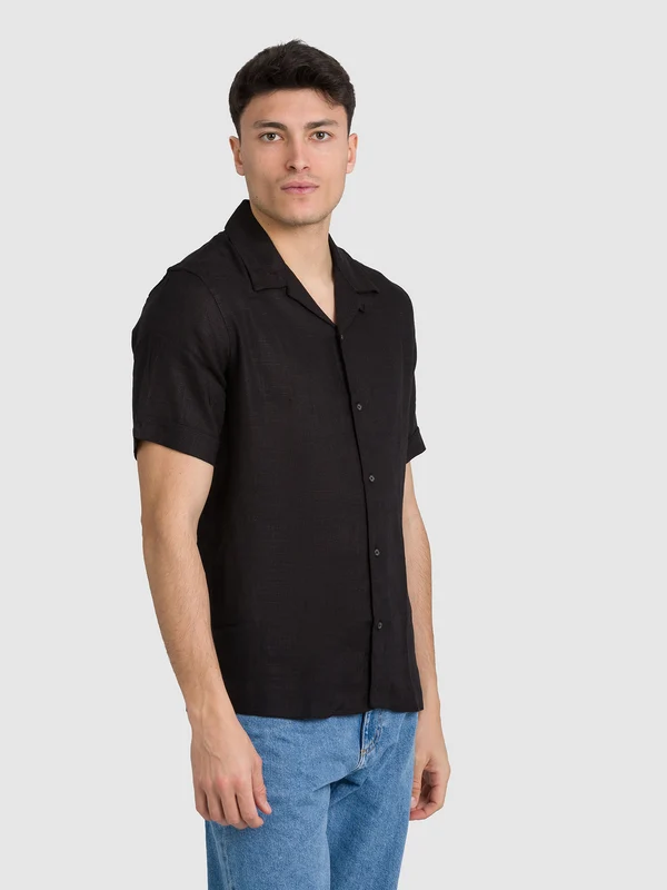 CAMICIA MANICA CORTA LINO 46