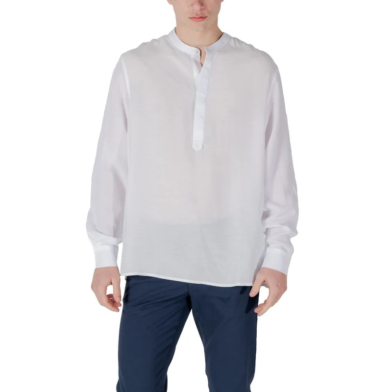 Antony Morato White Lyocell Shirt XXXL (56 EU)