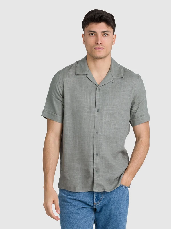 CAMICIA MANICA CORTA LINO 52