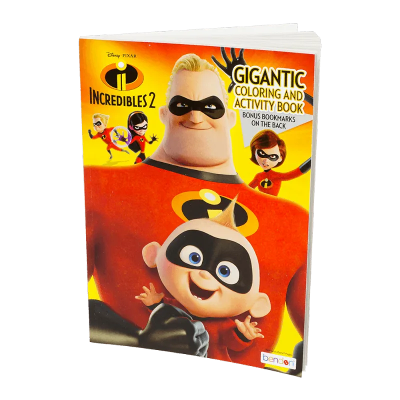 Libro de Colorear Los Increíbles Gigantic