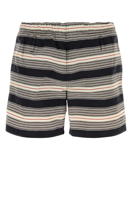 Prada Embroidered Nylon Swimming Shorts S
