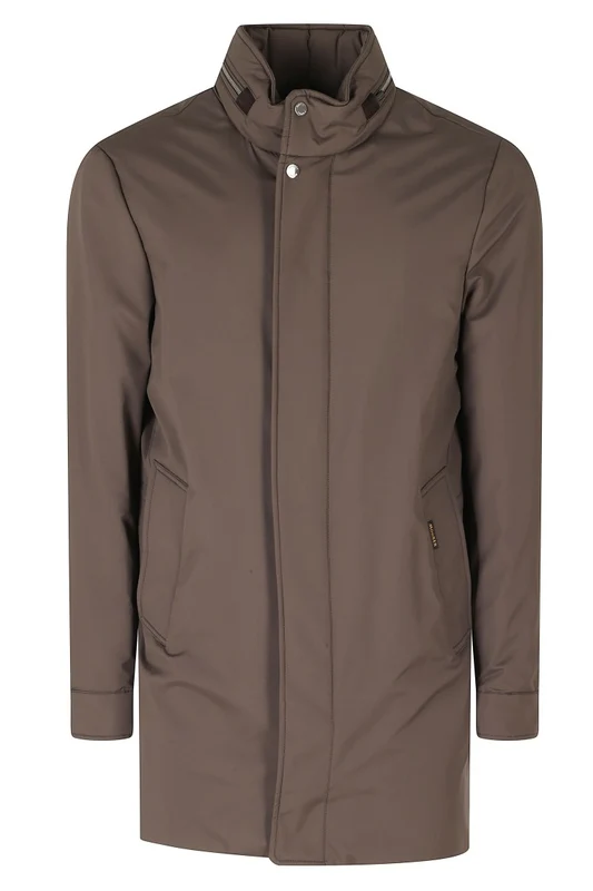 Moorer Mink Bracci Skt Polyester High-Neck Jacket IT 48