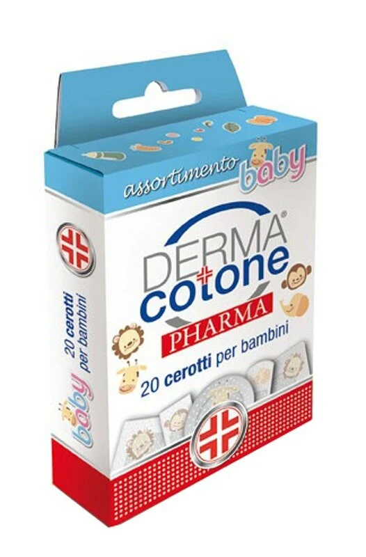 Dermacotonepharma cerotto bambini assortiti 20 pezzi