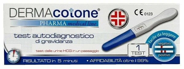 Test autodiagnostico di gravidanza dermacotone 1 pezzo