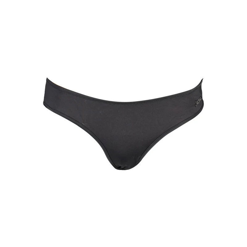 Karl Lagerfeld Black Polyamide Women's Swim Briefs XS