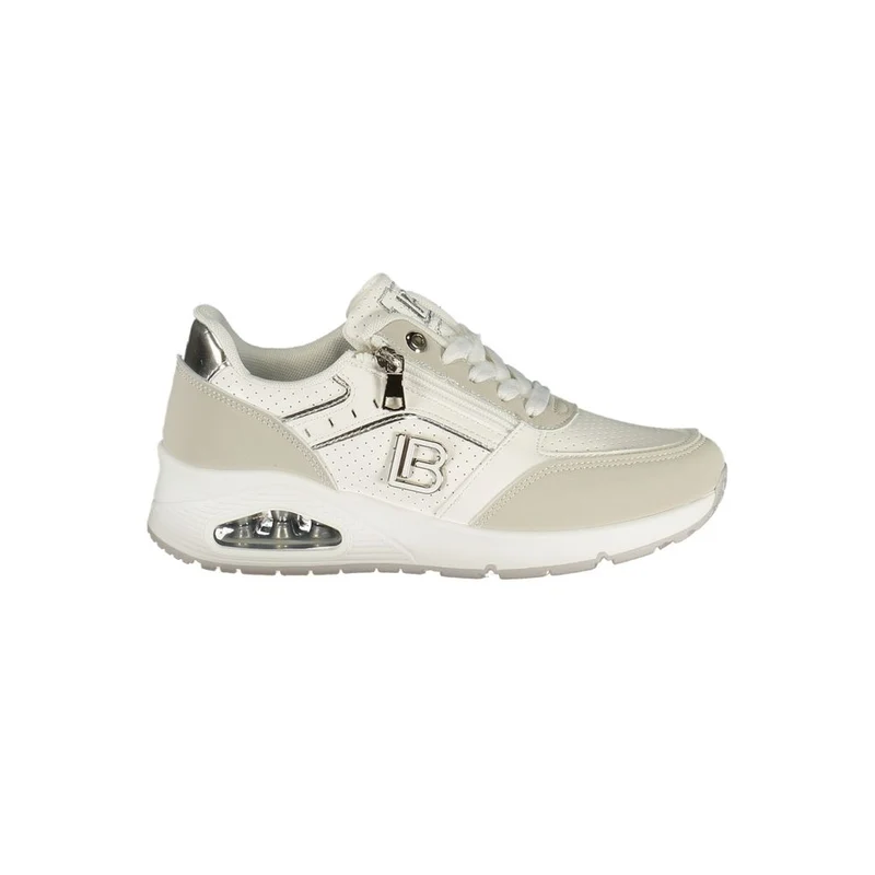 Laura Biagiotti Bianco Poliestere Women Sneaker EU38/US8