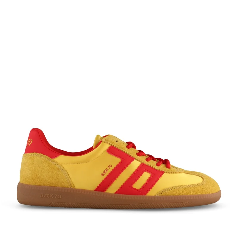 Ladies Ghost C26-106 Laced Trainer In Yellow 37 / YELLOW