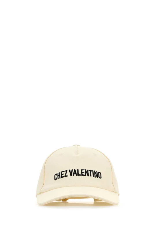 Valentino Garavani Ivory Cotton Baseball Cap 59