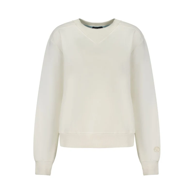 North Sails Bianco Cotton Women Sweatshirt S