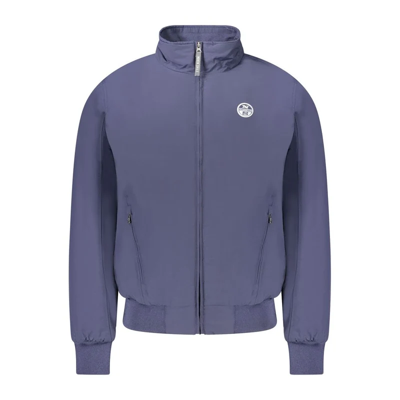 North Sails Blue Polyester Men's Bomber Jacket L