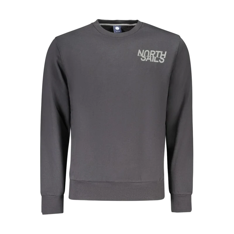 North Sails Black Cotton Men's Sweatshirt M