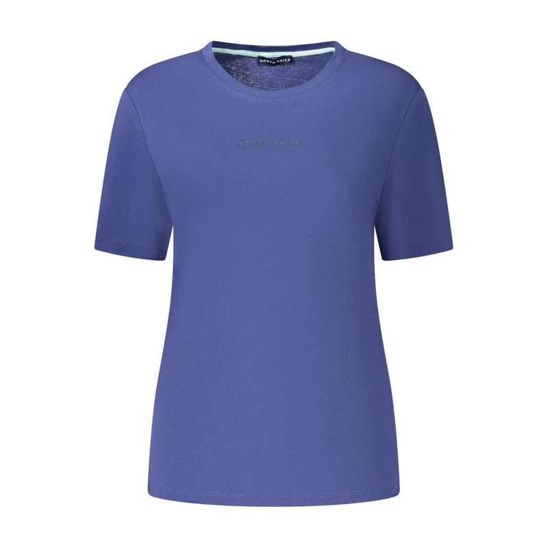 North Sails Blue Cotton Women's T-Shirt L