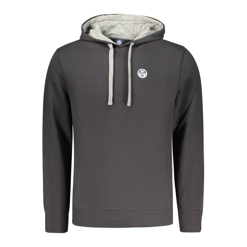 North Sails Black Cotton Men's Sweatshirt 3XL
