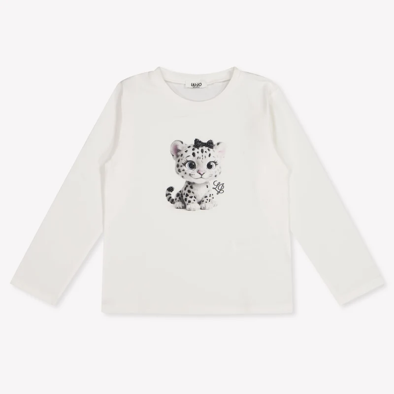 Liu Jo Kinder Meisjes T-Shirt In Wit 5 Jaar