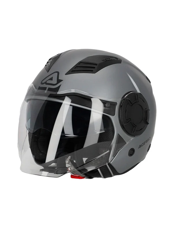 ACERBIS VENTO JET CAPACETE DE MOTO CINZA S / GREY MEL.