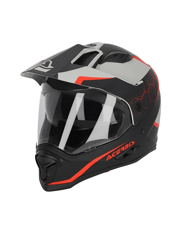 ACERBIS REACTIVE 2206 CAPACETE DE MOTO PRETO VERMELHO M / NERO/ROSSO