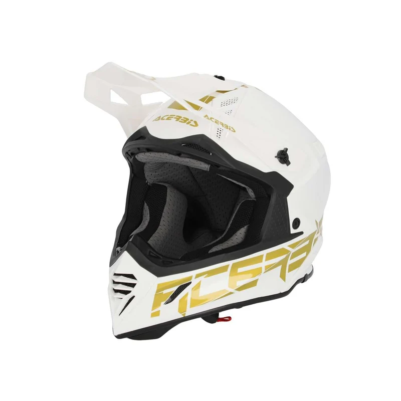 ACERBIS X-TRACK 2206 CAPACETE INTEGRAL DE MOTO BRANCO ORO M / BIANCO/ORO