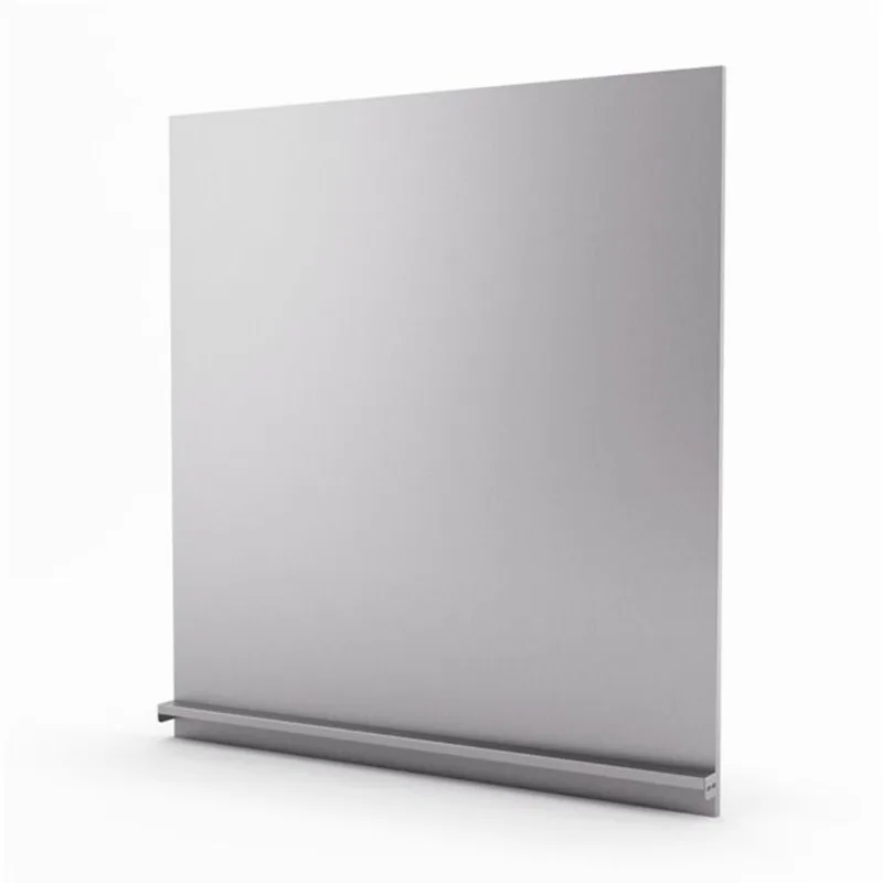 Inoxia Genesis 31-in x 30-in Stainless Steel Adjustable Height Metal Backsplash