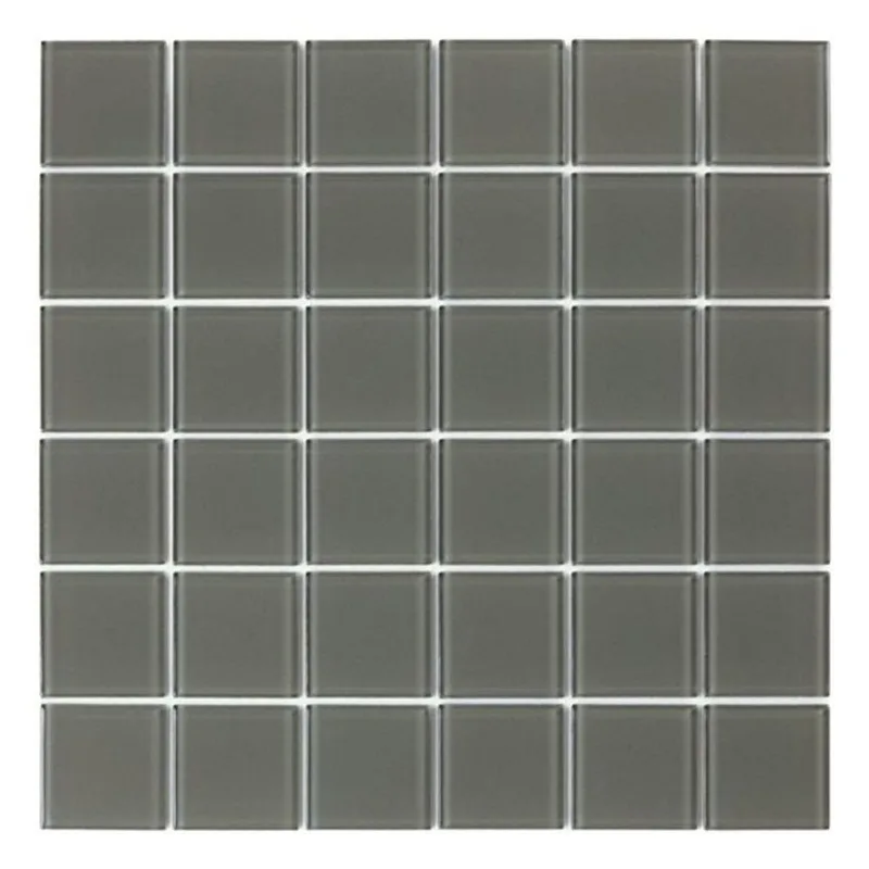 SpeedTiles LOTUS 6-Pack Green 11.73 L x 11.73-in W Glossy Glass Squares Peel-and-Stick Tile