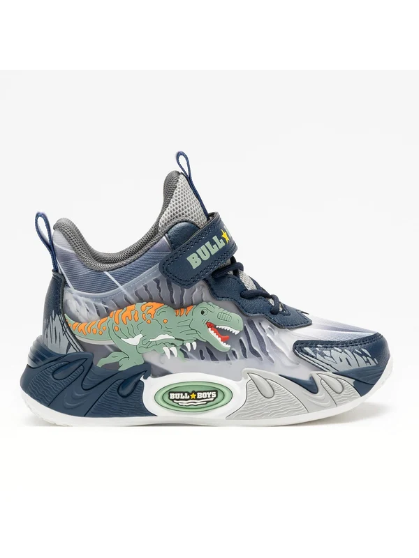 BULL BOYS T-Rex Mid Sneaker Con Strappo Bambino - DNAL5151A00 Blu 26