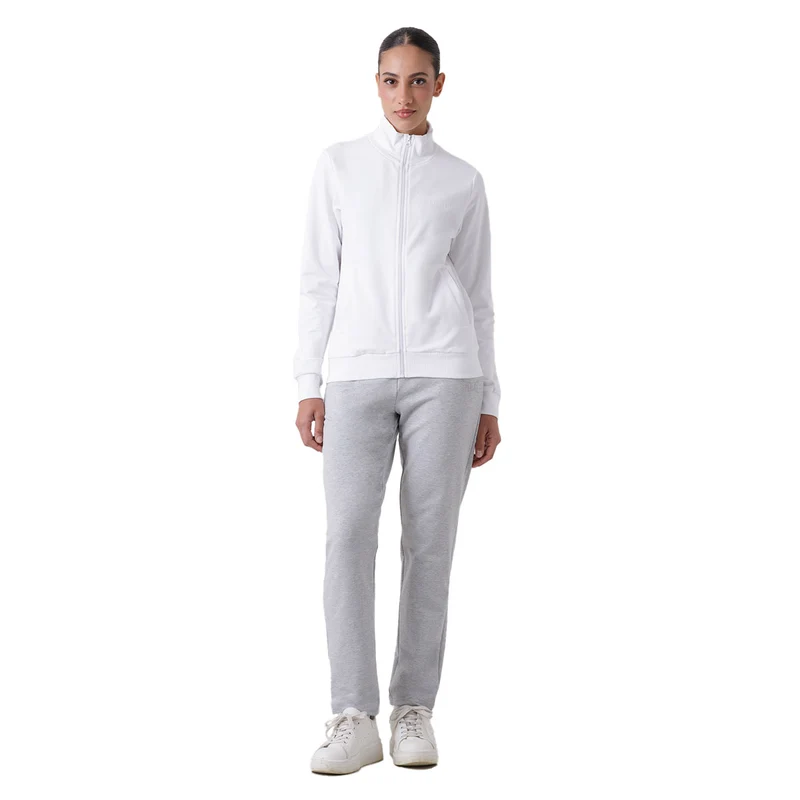 Tuta Donna Everlast Basic Bianco Grigio XL