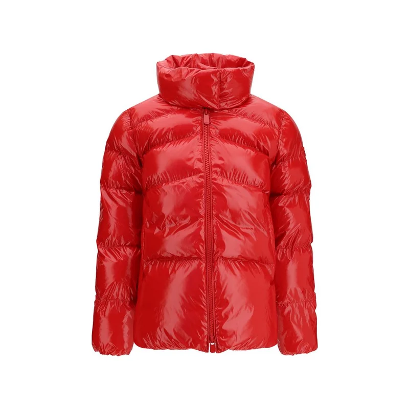 PINKO Red Polyamide Full-Length Jacket IT42 | L