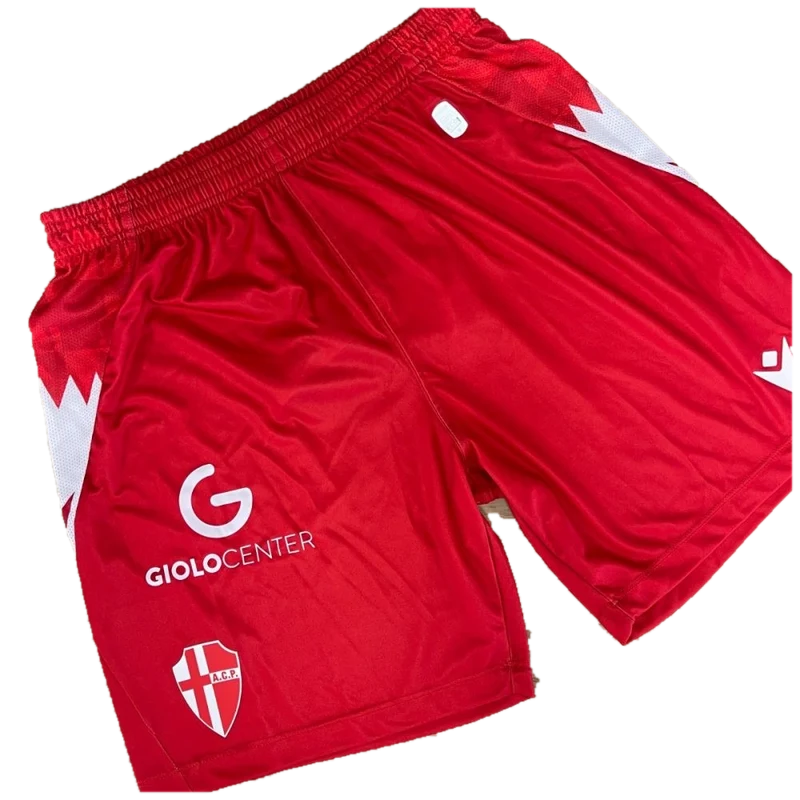 Shorts Calcio Uomo Macron AC Padova 26/27 Away Rosso Bianco M