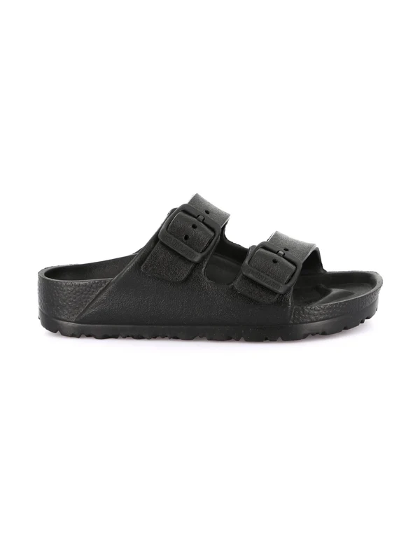 GRUNLAND Ciabatta Con Fibbie Bambina - CI1886 Nero 28
