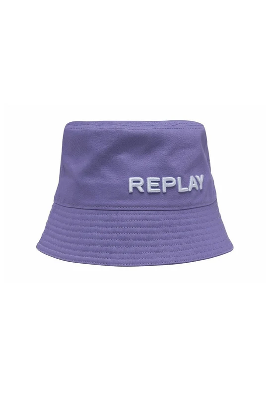 כובע באקט עם לוגו רקום יוניסקס WHITE / S\M