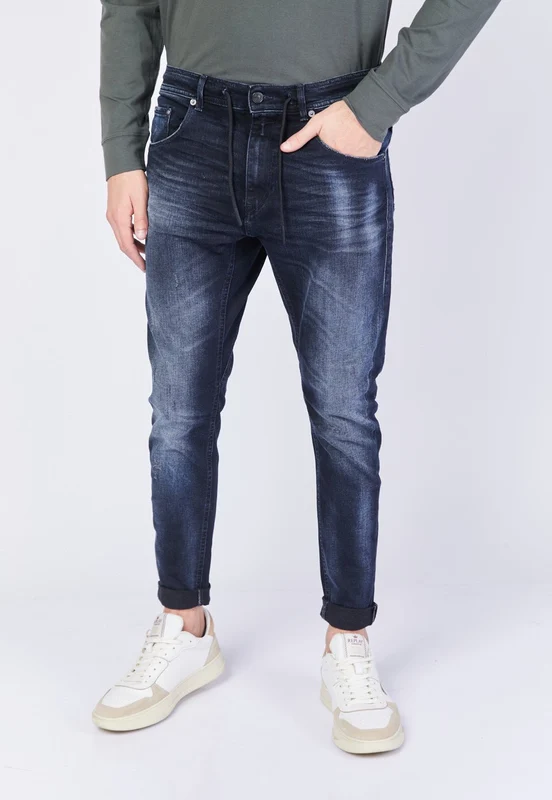 ג׳ינס KOVIC בגזרה ישרה גברים BLUE / 33