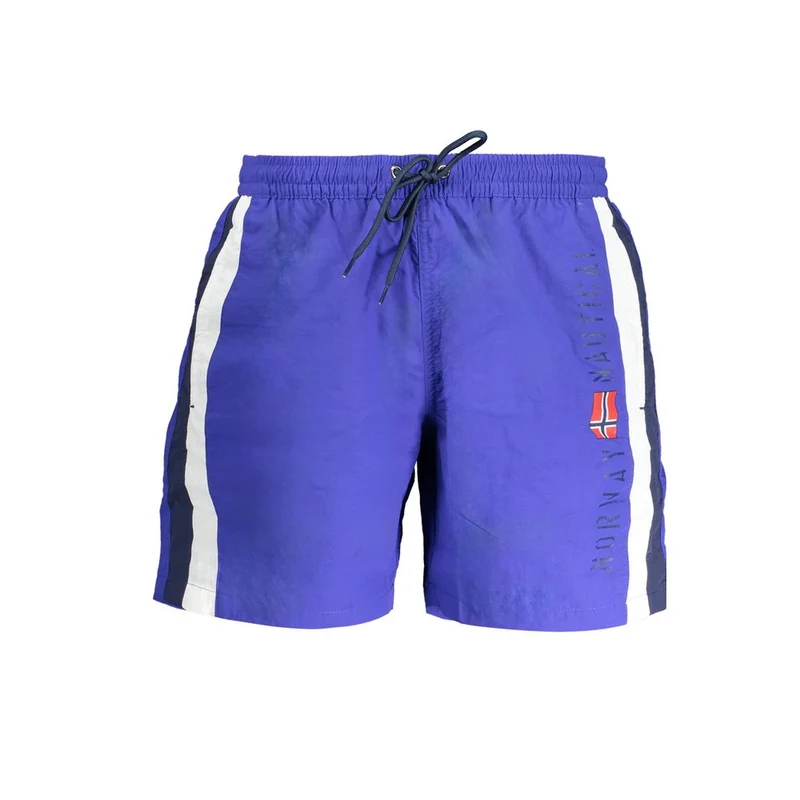 Norway 1963 Blu Poliammide Men's Swim Trunk L
