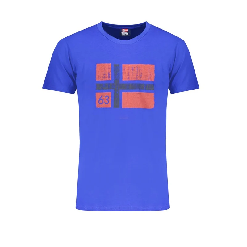 Norway 1963 Blu Cotton Men T-Shirt XXL