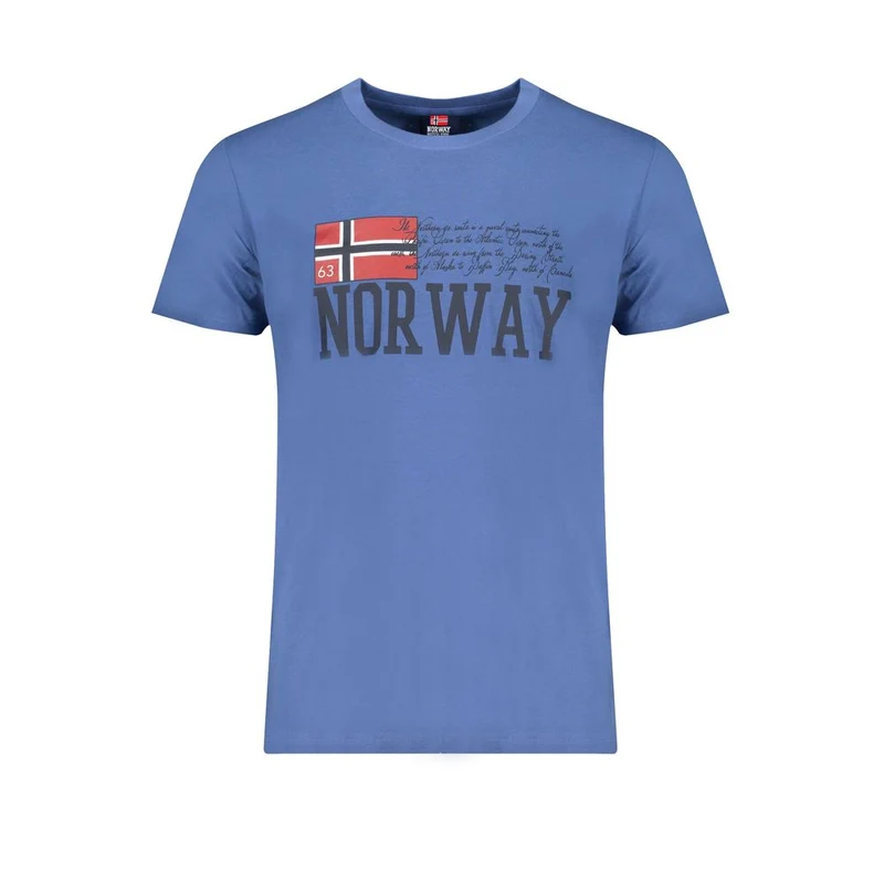 Norway 1963 Blu Cotton Men T-Shirt L