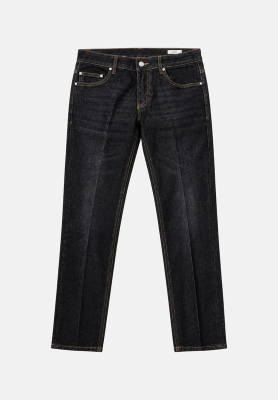 ENTRE AMIS Jeans denim nero da uomo 33