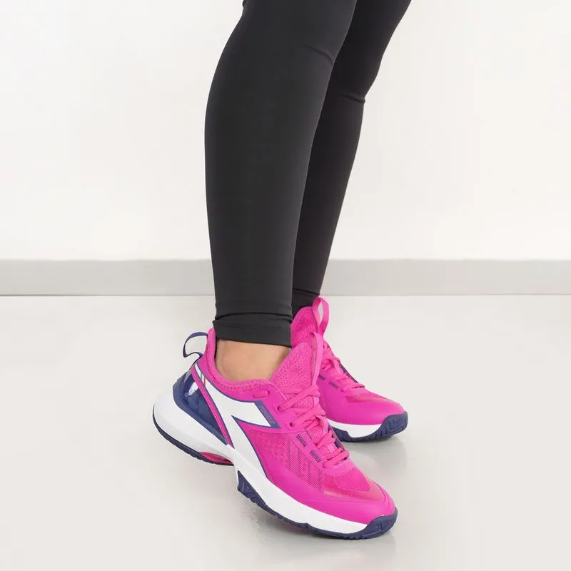 Tênis Diadora Finale W Feminino Rosa ROSA ACHILLEA/BCO/BLU STAMPA - 39