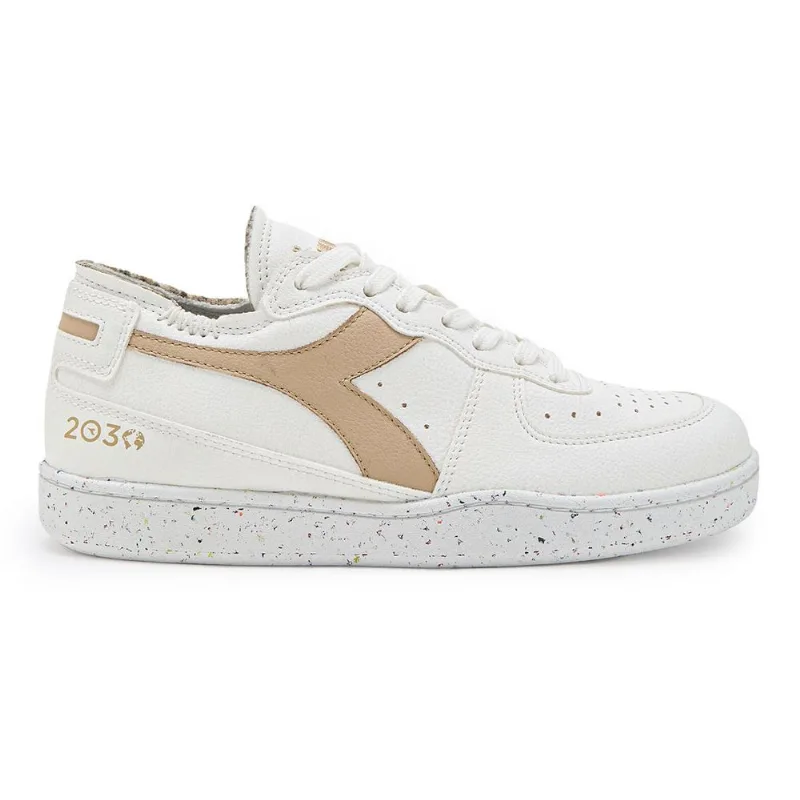 Tênis Casual Unissex Diadora Mi Basket Row Cut 2030 Branco BIANCO/SABBIA CALDA 45