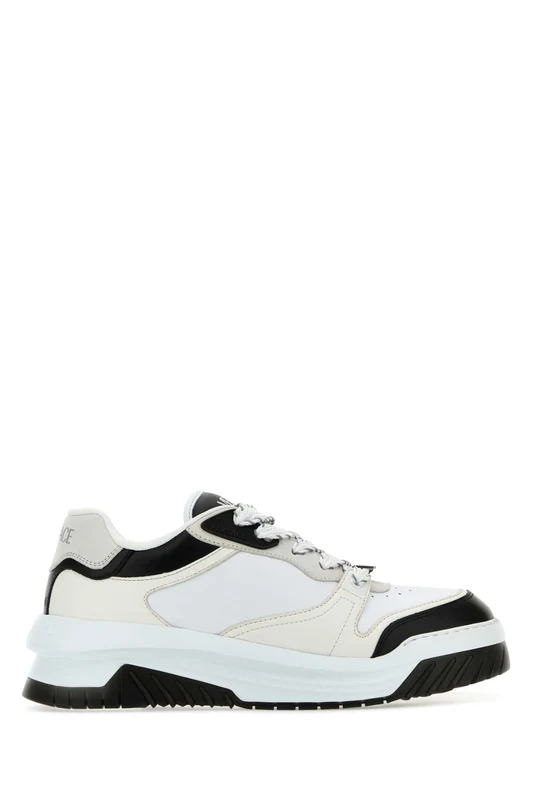 Versace Multicolor Leather Odissea Sneakers 40