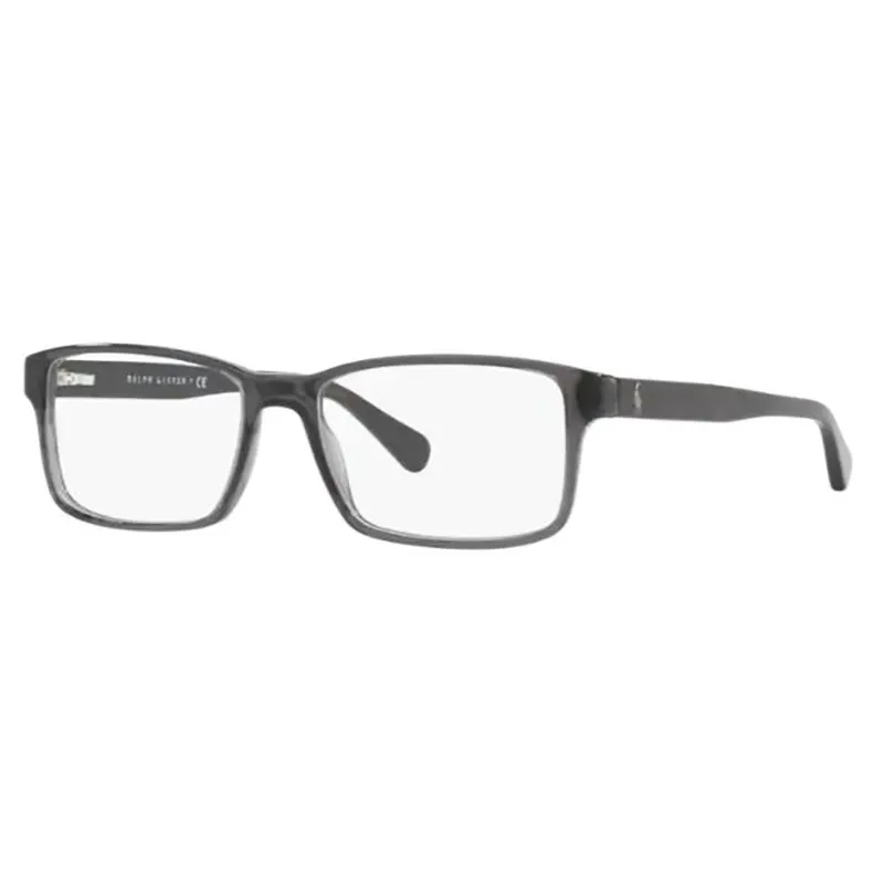 Óculos de Grau Masculino Polo PH2123 Cinza Translúcido com Marrom