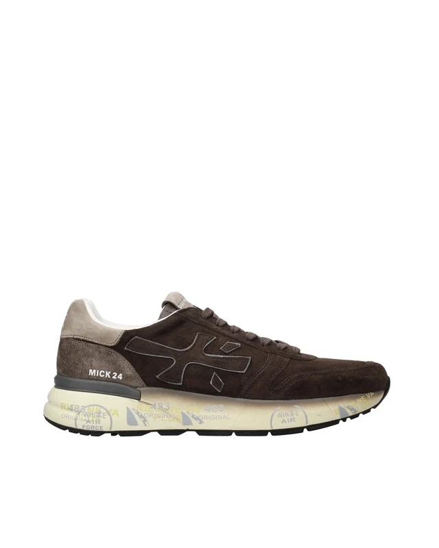 Premiata Dark Brown Mick Leather Sneakers EU 40