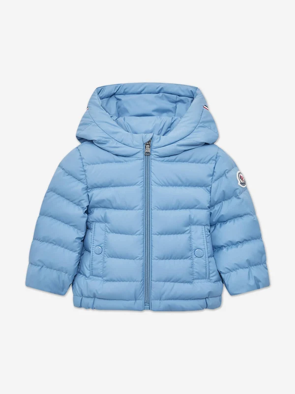 Moncler Enfant Baby Boys Down Padded Dilar Jacket in Blue Blue / 6 - 9 Mths