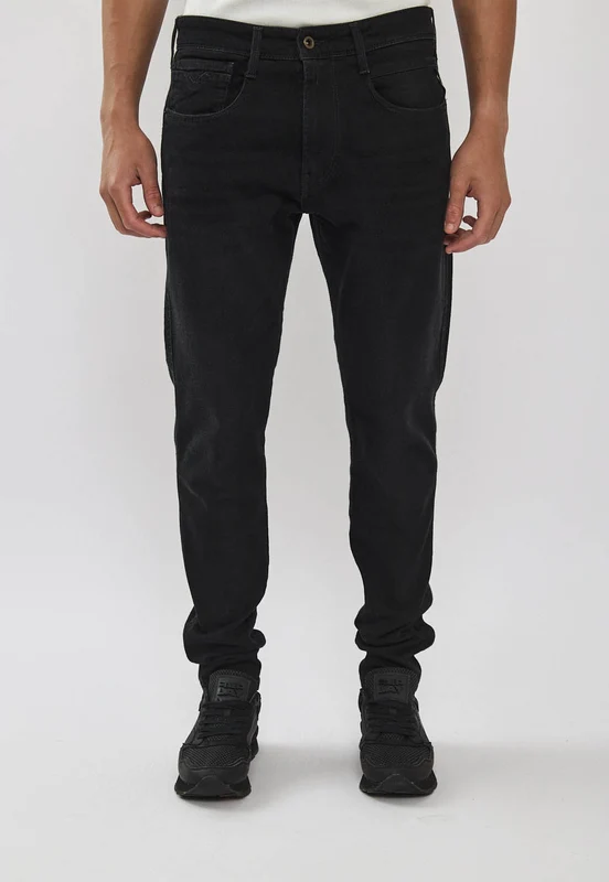 ג'ינס BRONNY לגברים בגזרה סלים בצבע שחור BLACK / 30