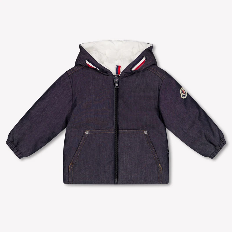 Moncler Alaric Baby Jongens Winterjas In Navy 12/18