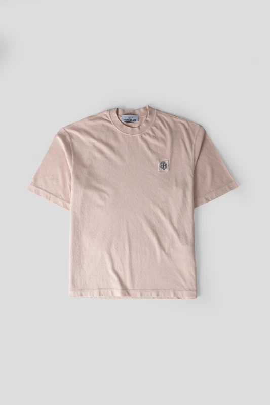 T-SHIRT COMPASS PATCH ROSE PÂLE XXL