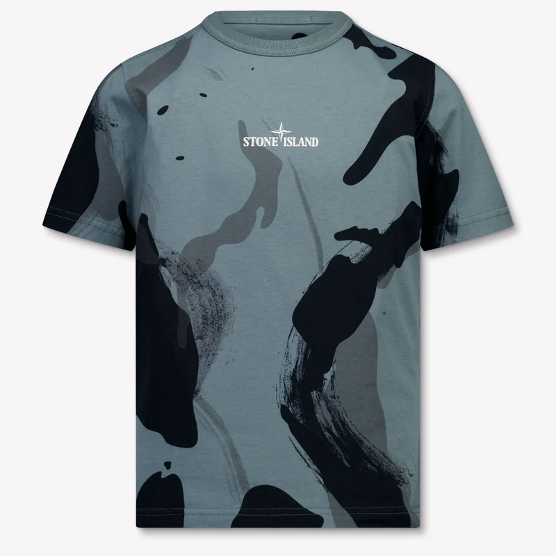 Stone Island Kinder Jongens T-Shirt In Army 12 Jaar