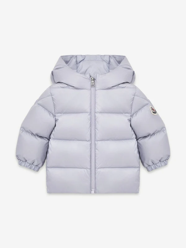 Moncler Enfant Baby Girls Down Padded Sharon Jacket in Purple Purple / 9-12 Mths