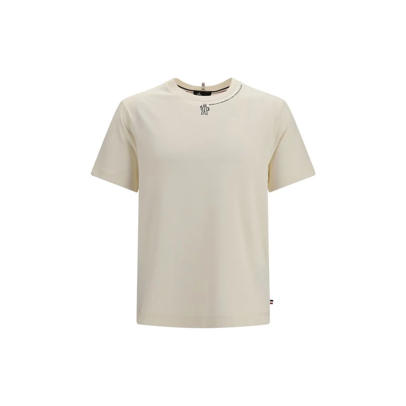 Moncler Grenoble Beige Cotton T-Shirt S