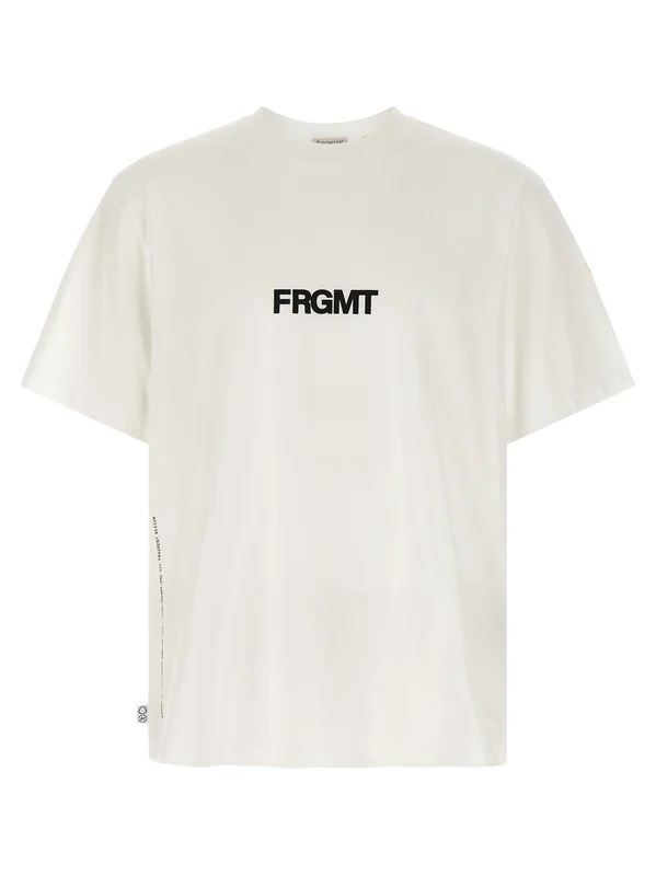 MONCLER GENIUS White Cotton T-Shirt M