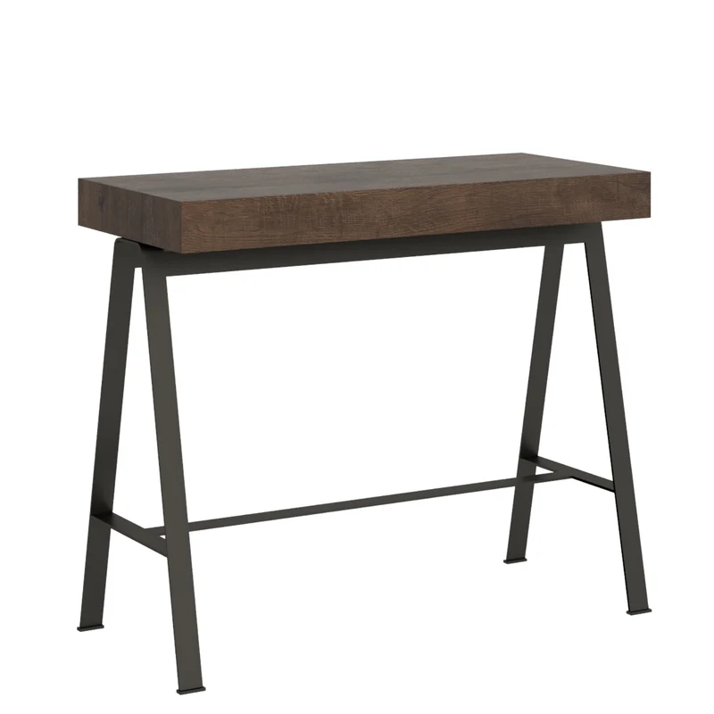 Tavolo consolle "Prato" allungabile in legno per sala da pranzo Allungabile fino a 300 cm / Classic / Noce