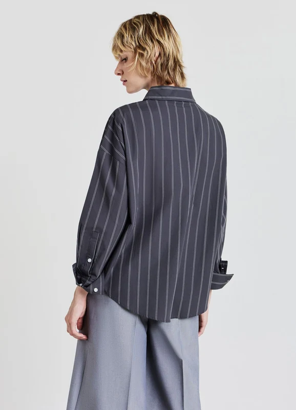 Camicia righe oblique M